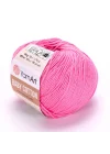 Yarnart Baby Cotton - Bebek El Örgü Ipi Koyu Pembe-414