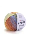 YarnArt Summer Dream 4301 Ebruli El Örgü İpi – 100g / 350m – %70 Pamuk %30 Viskoz – Yazlık İnce Renkli İplik