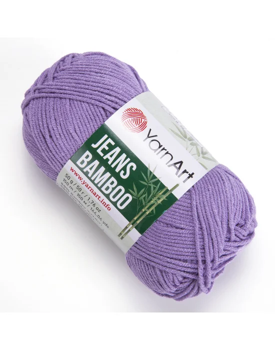 Yarn Art Jeans Bamboo El Örgü İpi,Mor-116