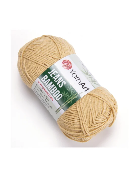 Yarn Art Jeans Bamboo El Örgü İpi,Bej-130