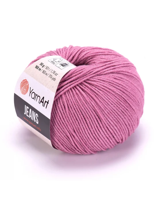 Yarn Art Jeans Amigurumi Örgü İpi 65 Gül Kurusu Renk Hırka Örgü İpi Bebek İpi Punch İpi 3lü Paket