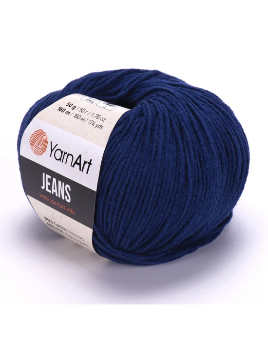 Yarn Art Jeans 54 Lacivert Amigurumi Örgü İpi Hırka Örgü İpi Bebek İpi Punch İpi 3lü Paket