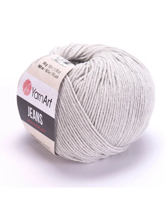 Yarn Art Jeans 49 Açık Gri3çlü Amigurumi Örgü İpi Hırka Örgü İpi Bebek İpi Punch İpi 3lü Paket