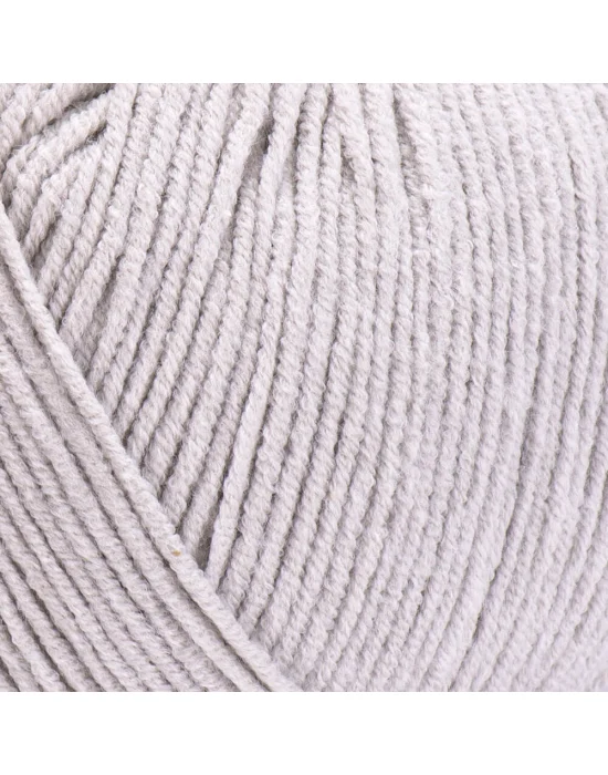 Yarn Art Jeans 49 Açık Gri3çlü Amigurumi Örgü İpi Hırka Örgü İpi Bebek İpi Punch İpi 3lü Paket