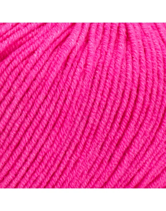 Yarn Art Jeans 42 Fuşya Amigurumi Örgü İpi Hırka Örgü İpi Bebek İpi Punch İpi 3lü Paket