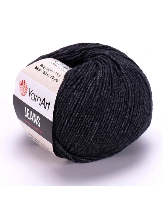 Yarn Art Jeans 28 Antrasit Amigurumi Örgü İpi Hırka Örgü İpi Bebek İpi Punch İpi 3lü Paket