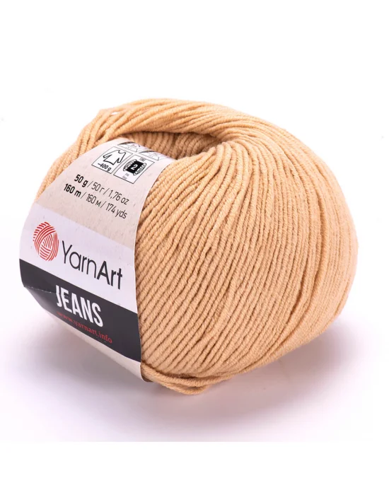 Yarn Art Jeans 07 Bej3lü Amigurumi Örgü İpi Hırka Örgü İpi Bebek İpi Punch İpi 3lü Paket