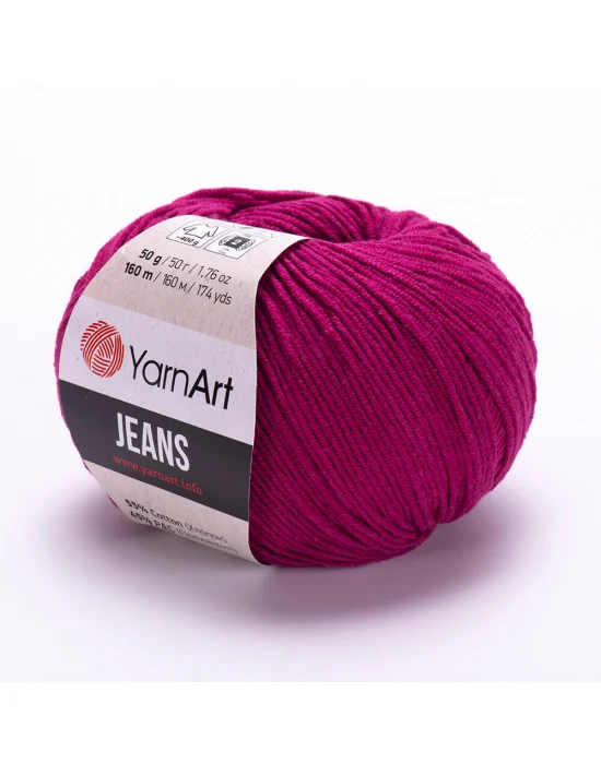 Yarn Art Jeans 91 Vişne Çürüğü Amigurumi Örgü İpi Hırka Örgü İpi Bebek İpi Punch İpi