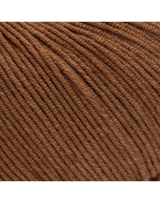 Yarn Art Jeans 40 Açık Kahverengi Amigurumi Örgü İpi Hırka Örgü İpi Bebek İpi Punch İpi