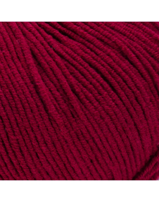 Yarn Art Jeans 66 Bordo Amigurumi Örgü İpi Hırka Örgü İpi Bebek İpi Punch İpi