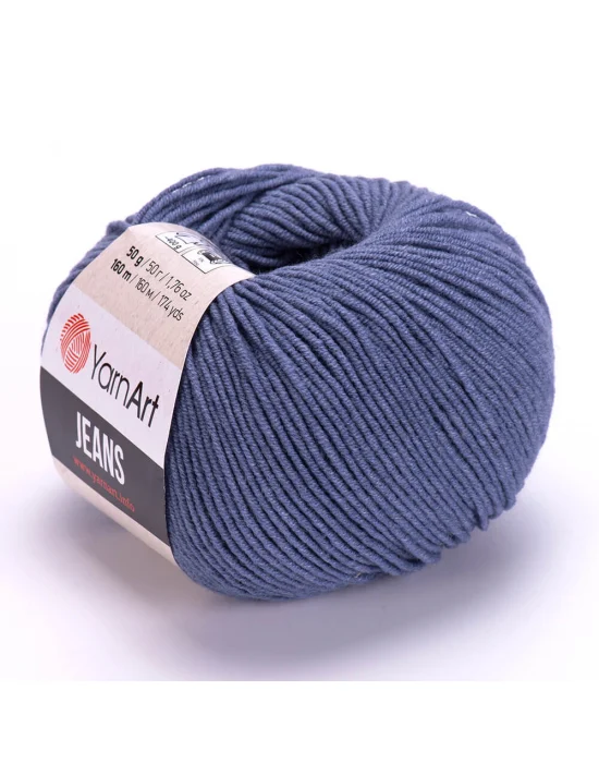 Yarn Art Jeans 68 Gri Mavi Amigurumi Örgü İpi Hırka Örgü İpi Bebek İpi Punch İpi