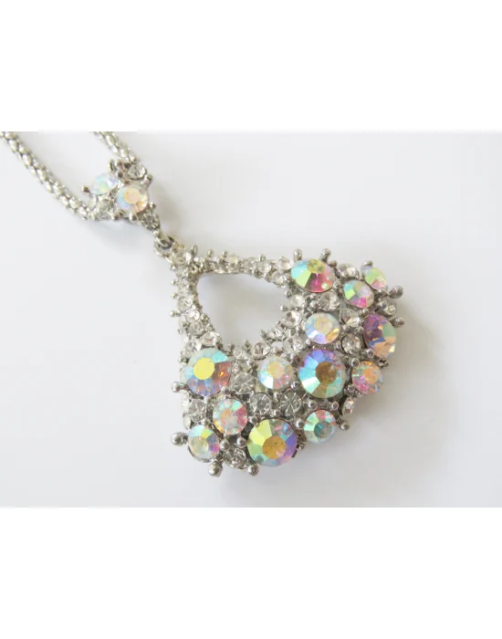 Renk Değiştiren Taşlı Bayan Kolye