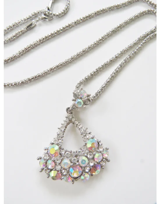 Renk Değiştiren Taşlı Bayan Kolye