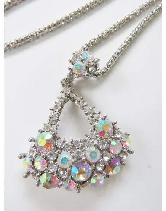 Renk Değiştiren Taşlı Bayan Kolye