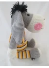 Sevimli Eşşek Amigurumi El Örgüsü Oyuncak
