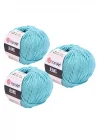 Yarn Art Jeans Amigurumi Örgü İpi 81 Açık Turkuaz Renk Hırka Örgü İpi Bebek İpi Punch İpi 3lü Paket