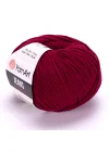 Yarn Art Jeans 66 Bordo Amigurumi Örgü İpi Hırka Örgü İpi Bebek İpi Punch İpi