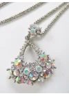 Renk Değiştiren Taşlı Bayan Kolye