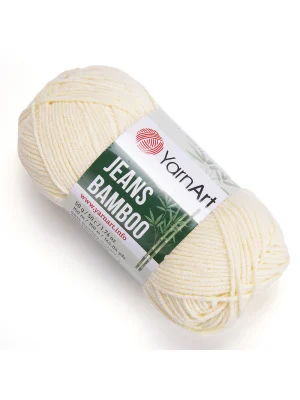 Yarn Art Jeans Bamboo El Örgü İpi,Krem-103
