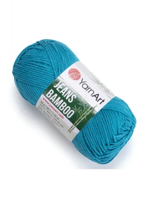 Yarn Art Jeans Bamboo El Örgü İpi,Turkuaz-140