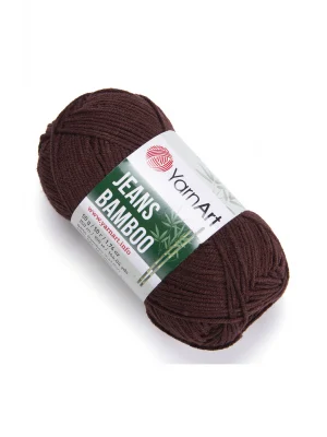 Yarn Art Jeans Bamboo El Örgü İpi,Kahverengi-134
