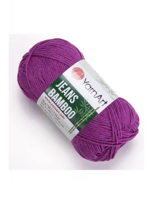 Yarn Art Jeans Bamboo El Örgü İpi,Koyu Pembe-117