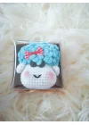 Amigurumi El Örgüsü Sevimli Kuzucuk Kafası Anahtarlıklar(Tek Fiyatıdır)