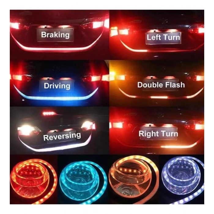 12 Volt RGB 5 Fonksiyonlu Oto Bagaj Altı Kayan Led