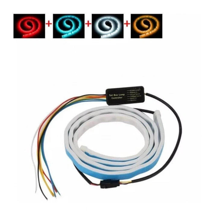 12 Volt RGB 5 Fonksiyonlu Oto Bagaj Altı Kayan Led