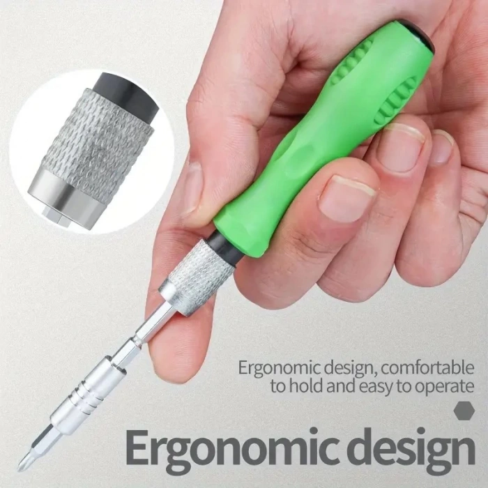 32 Parça Yeşil Tornavida Seti