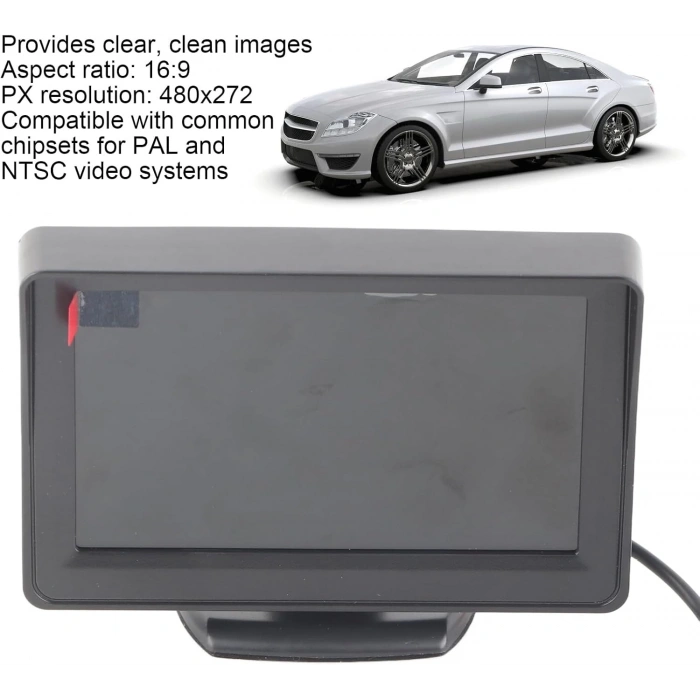 4.3 Inç TFT LCD Araç Geri Görüş Monitörü