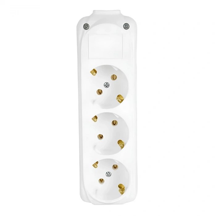 Almera 3Lü Topraklı Anahtarsız Grup Priz (Kablosuz)