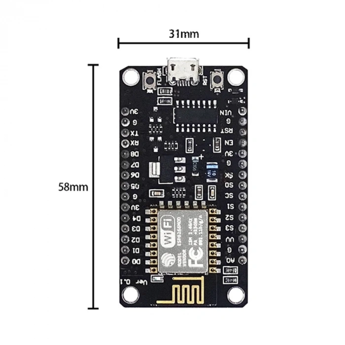 ESP8266 NodeMcu Lua WiFi Geliştirme Kartı CH340G