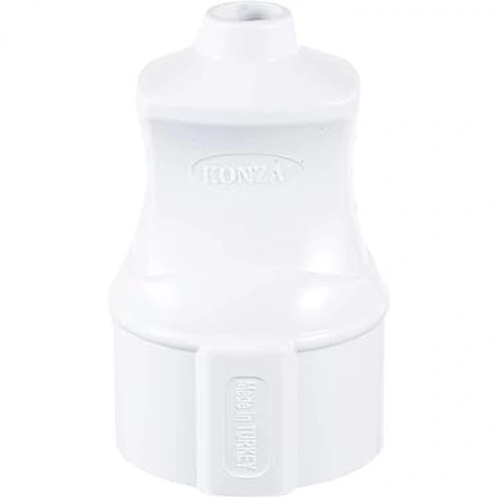 Konza Seyyar Topraklı Dişi Fiş Beyaz