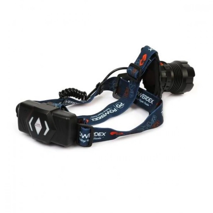 Powerdex PD-1072 15Watt 1000 Lümen Profesyonel Şarjlı Kafa Feneri