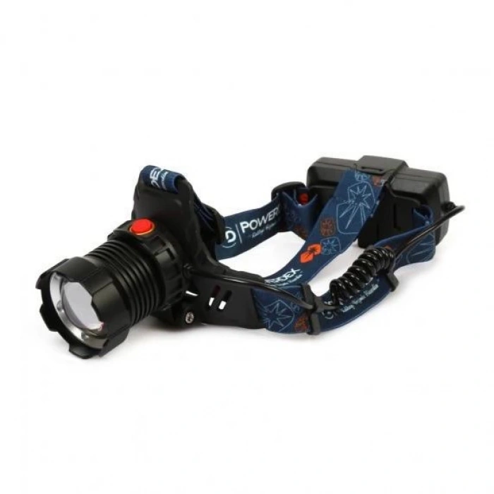 Powerdex PD-1072 15Watt 1000 Lümen Profesyonel Şarjlı Kafa Feneri