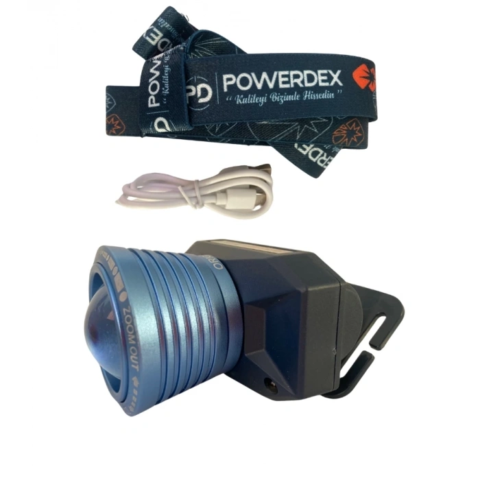 Powerdex PD-1572 Şarjlı Kafa Feneri 20 Watt