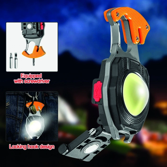 POWERDEX PD-808 Çok Fonksiyonlu Şarjlı Mini Kamp & Acil Durum Feneri