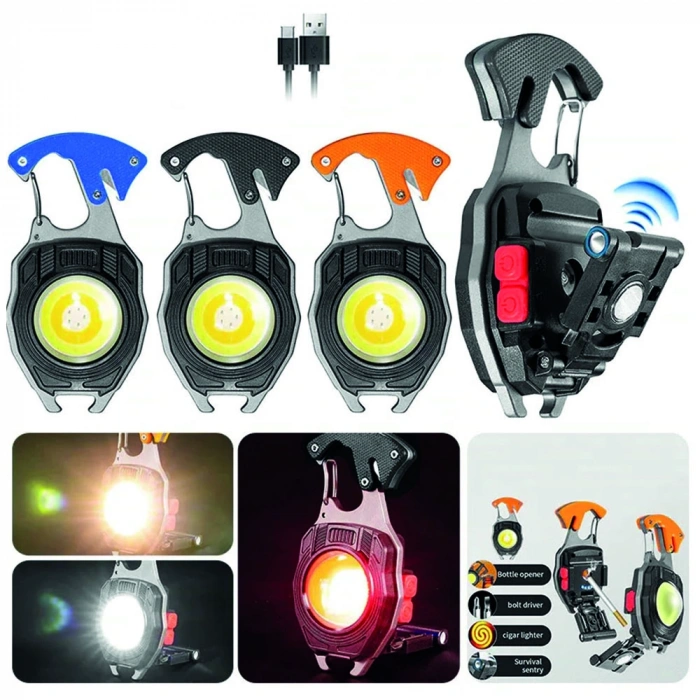 POWERDEX PD-808 Çok Fonksiyonlu Şarjlı Mini Kamp & Acil Durum Feneri