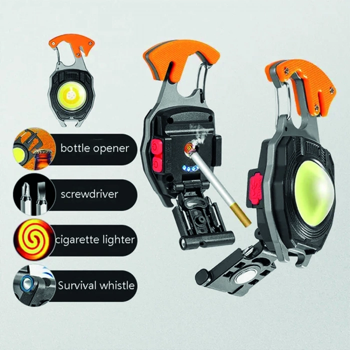 POWERDEX PD-808 Çok Fonksiyonlu Şarjlı Mini Kamp & Acil Durum Feneri