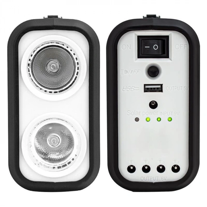 Powermaster GD-8017T Solar Panelli 3 Ampullü Solar Aydınlatma Sistemi