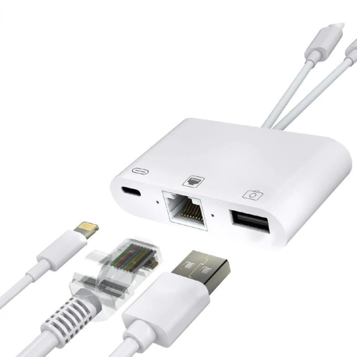 Powermaster Lightning / Type-C Kamera Çevirici PM-5725