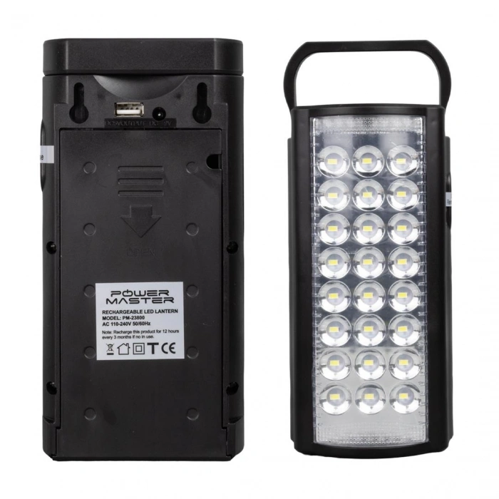 Powermaster PM-23800 Telefon Şarj Edebilen 24 Ledli Çok Fonksiyonlu Işıldak