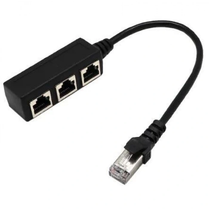 PowerMaster PM-25007 Ethernet RJ45 3lü Dağıtıcı Splitter