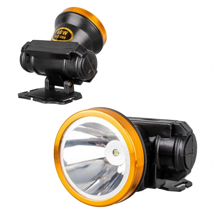 PowerMaster PM-4524 Power Ledli Su Geçirmez Şarjlı Balıkçı Kafa Feneri