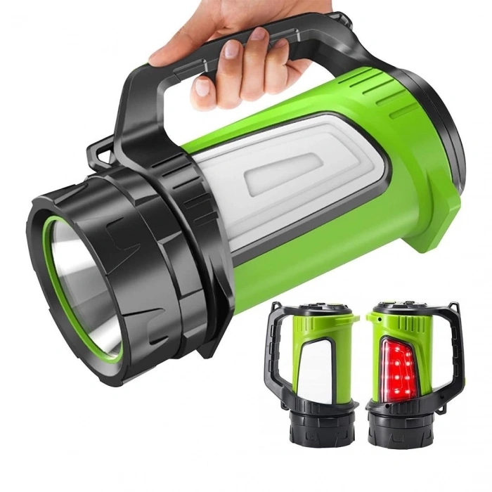 Powermaster Şarjlı Ledli Uzun Menzilli Kamp Tipi Işıldak Fener JS-881B