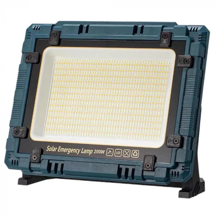 Powermaster W8109-1 Kamp Tipi 200 Watt Ledli Solar Aydınlatma / Acil Durum Lambası