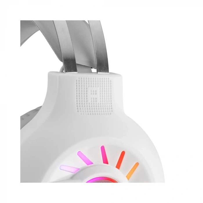 Rampage RM-K44 ZENGIBAR Beyaz 7.1 Surround RGB Işık Efekti Mikrofonlu Oyuncu Kulaklığı