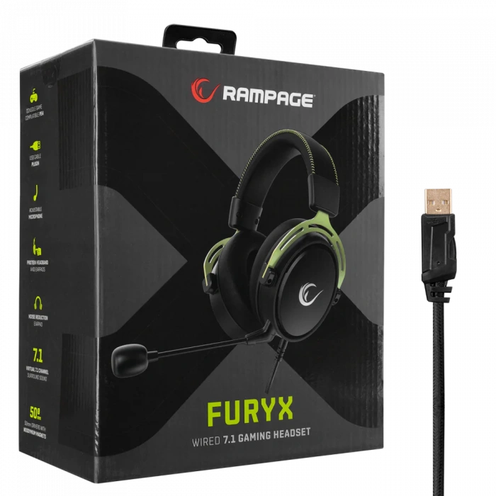 Rm-F5 Fury-X 7.1 Oyuncu Kulaklığı