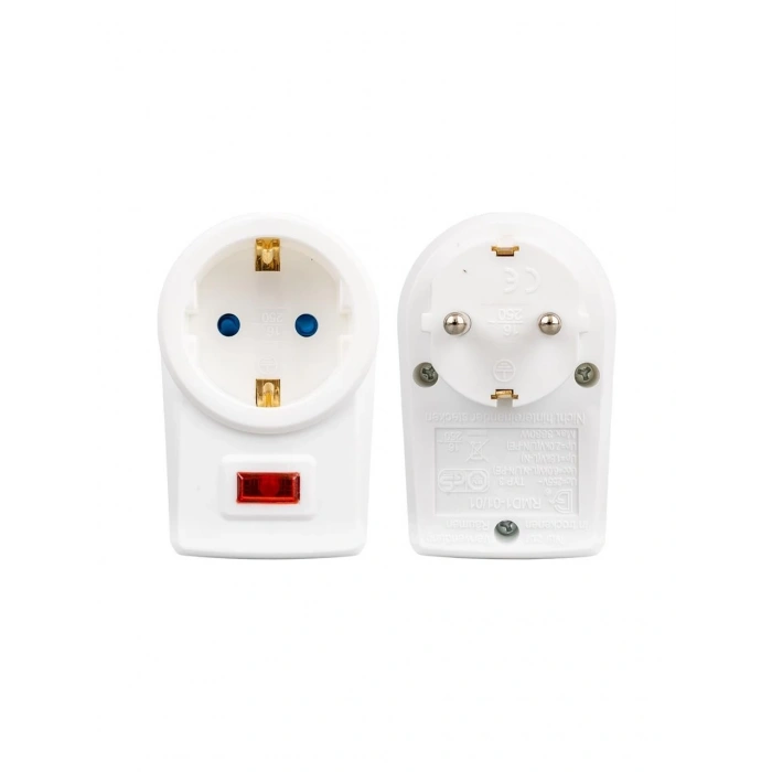 Rutter Rmd1-01/01 250V 16A Akım Korumalı Tekli Priz